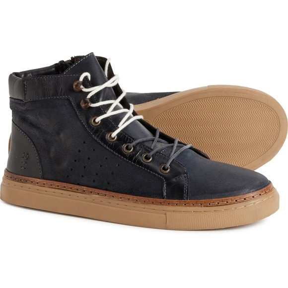 ROAN BY BED STU Mac II SneakersLeather Men Sz 11 Black Mid Top Casual School
